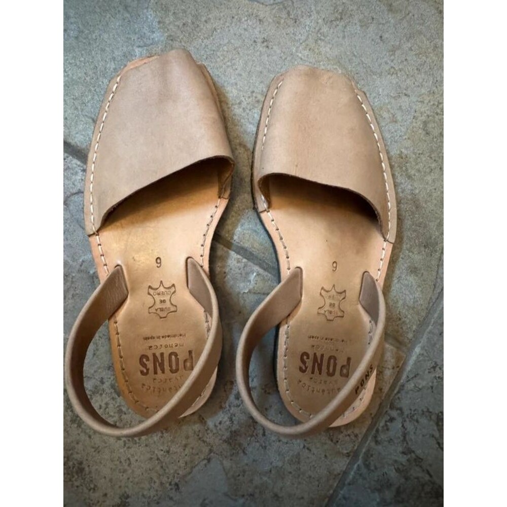 Pons avarca menorca leather sandals made in Spain size 6